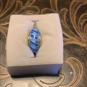 Pandora Striped Murano Glass charm.